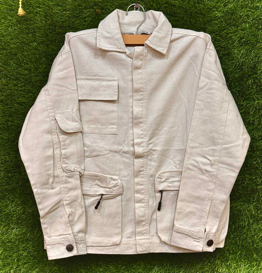 Denim Four Pocket Jacket (Premium) (CKT308)