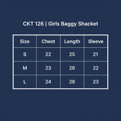 Girl Baggy Shacket (Corduroy)